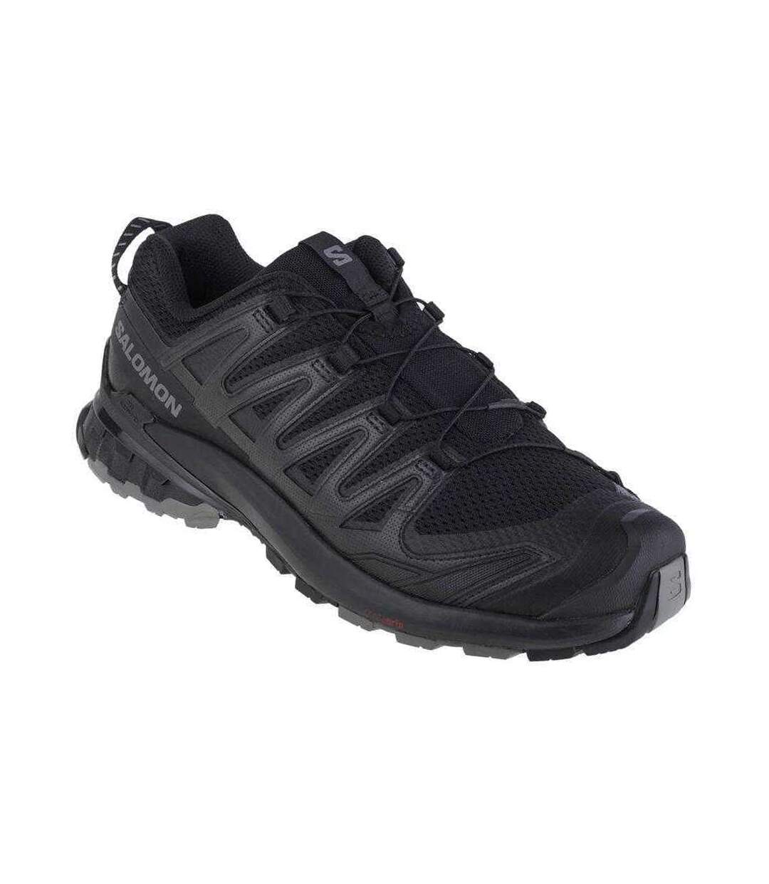 Chaussures Course À Pied Motif/style 3d Coupe Large Xa Pro V9 Homme Noir Salomon-1