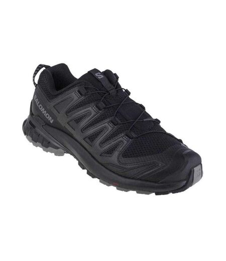 Chaussures Course À Pied Motif/style 3d Coupe Large Xa Pro V9 Homme Noir Salomon