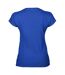 Gildan - T-shirt à manches courtes et col en V - Femme (Bleu royal) - UTBC491