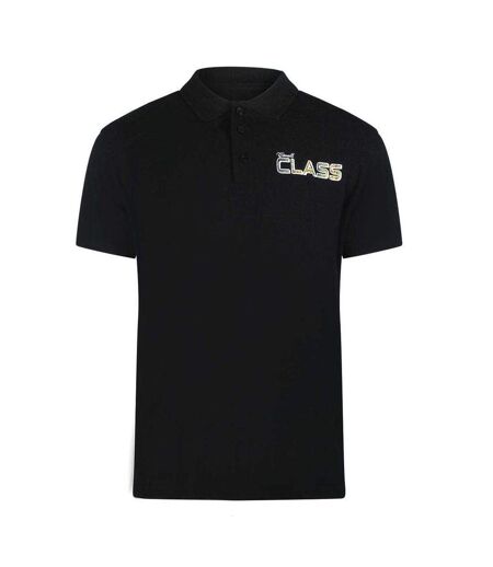 Polo Motif Fleurs Vives Adulte Noir Cavalli Class