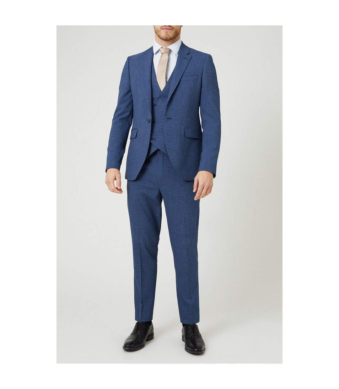 Burton Mens Textured Skinny Vest (Blue)