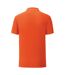 Fruit Of The Loom Mens Iconic Pique Polo Shirt (Flame Orange)