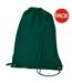 Lot De 2  7 Litres Taille Unique Vert Bouteille Sac De Gym Quadra-1