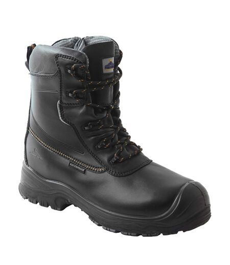 Portwest Mens Leather Composite Traction Safety Boots (Black) - UTPW1222