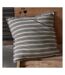 Coussin imprimé rayé blanc/bleu today 45x45cm-1