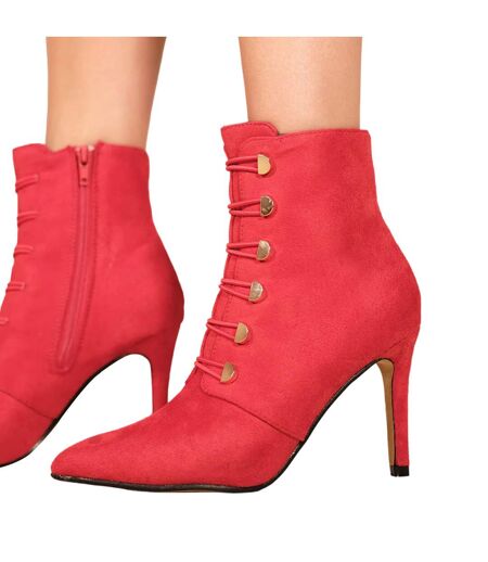 Bottines blythe femme rouge Where´s That From