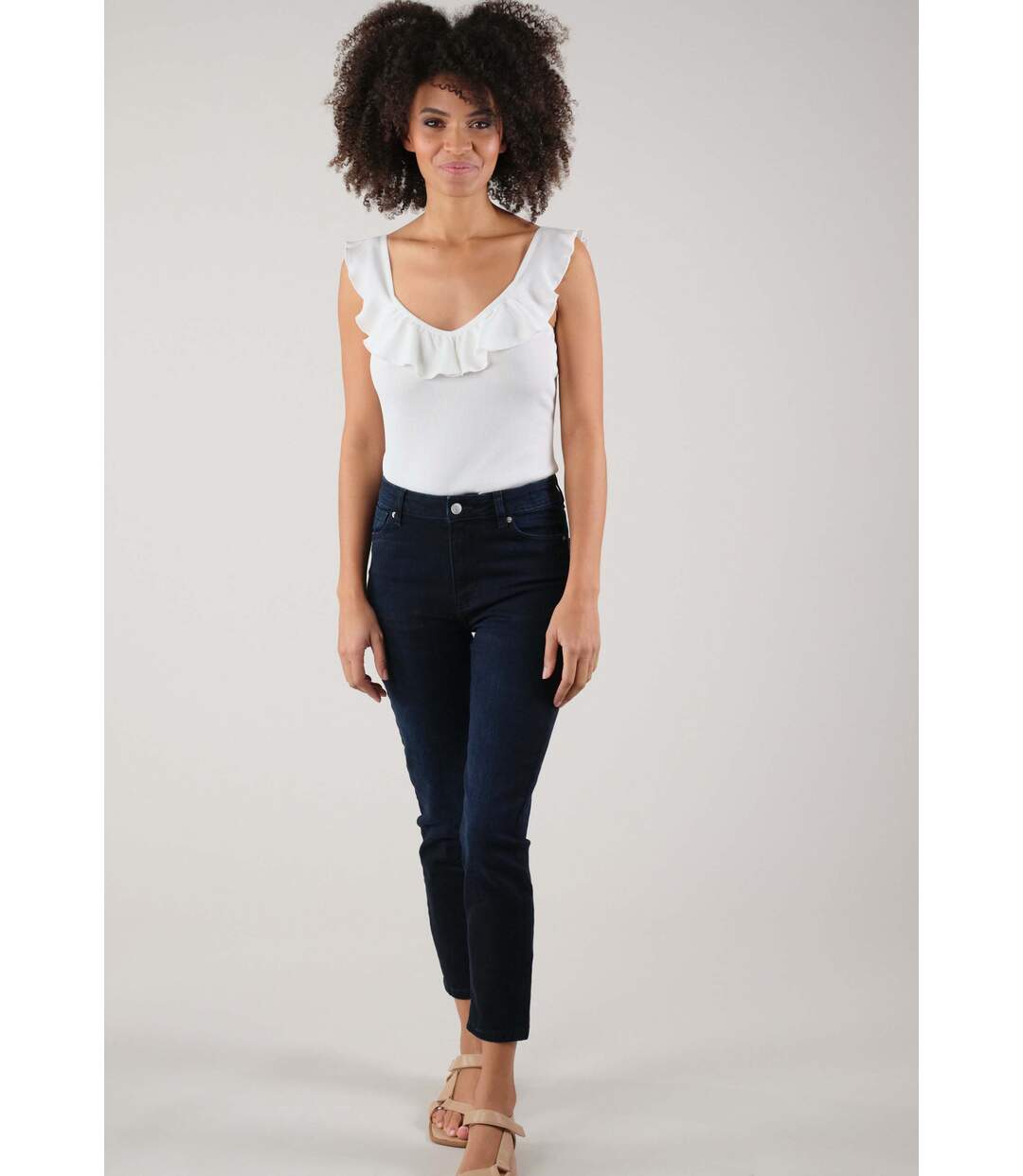 Jean slim pour femme-2