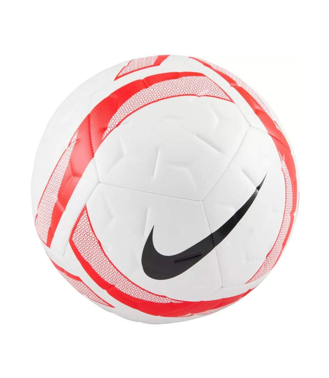 Ballon De Foot Motif/style Géométrique Academy Taille 4 Blanc Rouge Nike-1