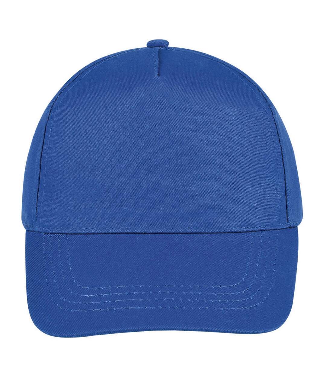 Casquette de baseball buzz unisexe bleu roi SOLS-4