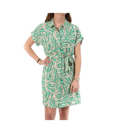Robe verte femme vero moda easy joy 10302043