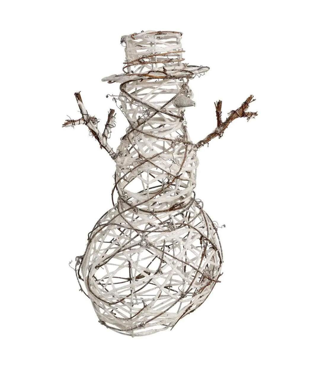 Bonhomme de Neige Marron Glacé 42cm Beige-1