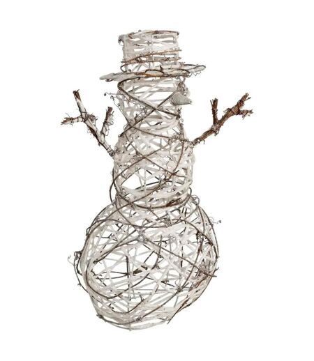 Bonhomme de Neige Marron Glacé 42cm Beige