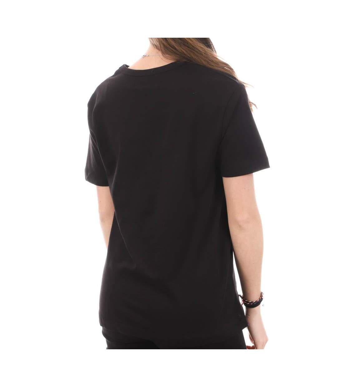 T-shirt Noir Femme Lee Cooper Orali - M