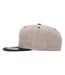Casquette Ajustable Motif/style Deux Tons Gris Chiné Noir Flexfit-2