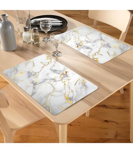 Set de Table Imprimé Venor 28x44cm Gris
