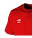 Mens Club Short-sleeved Jersey Vermillion Umbro-3