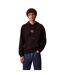 Mens Monogram Long-sleeved Hoodie Black Calvin Klein-1