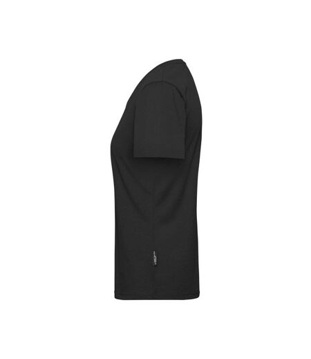 T-shirt Bio Workwear Femme Noir James And Nicholson