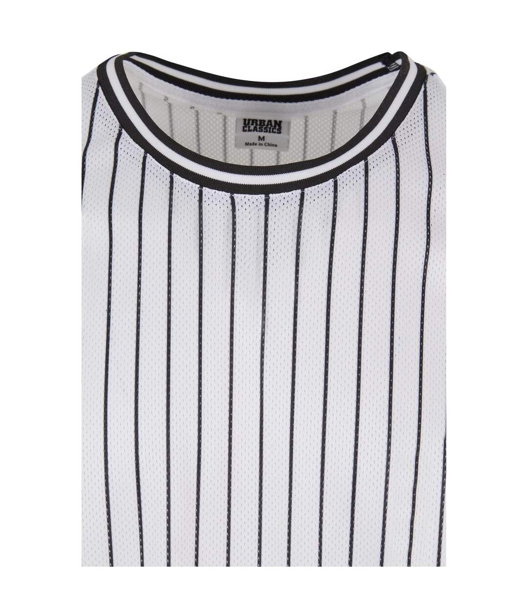 Débardeur Motif/style Rayé Homme Blanc Noir Urban Classics-4