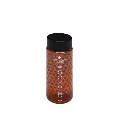 Gel Vase Crystal 500ml Orange Ambre