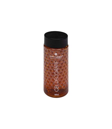 Gel Vase Crystal 500ml Orange Ambre