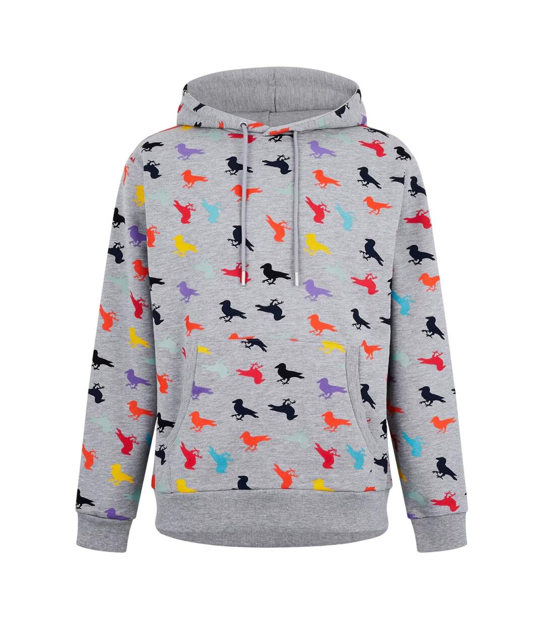 Sweat À Capuche Avec Cordons Oakwood Homme Gris Chiné Modern Amusement-1