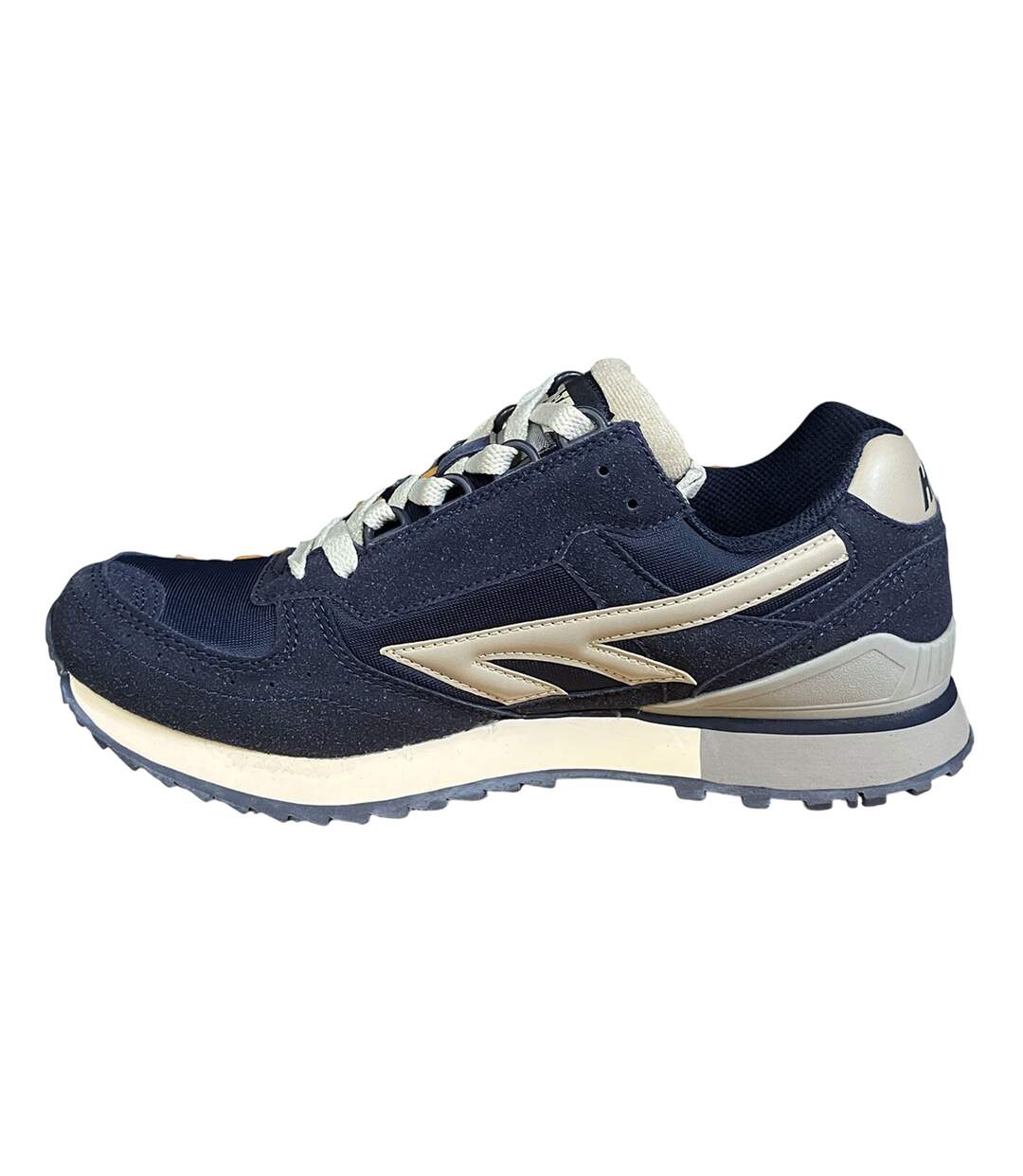 Baskets Silver Shadow Homme Bleu Nuit Blanc Cassé Hi-Tec-3