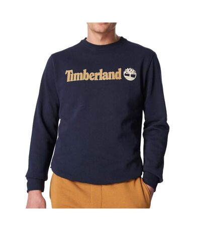 Sweat marine/jaune homme timberland linear - l
