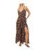 Combinaison Bretelles Fines Motif/style Cachemire Femme Noir Brave Soul-2