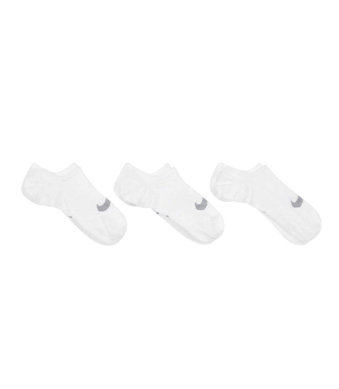 Lot De 3  Socquettes Everyday Plus Femme Blanc Nike-3