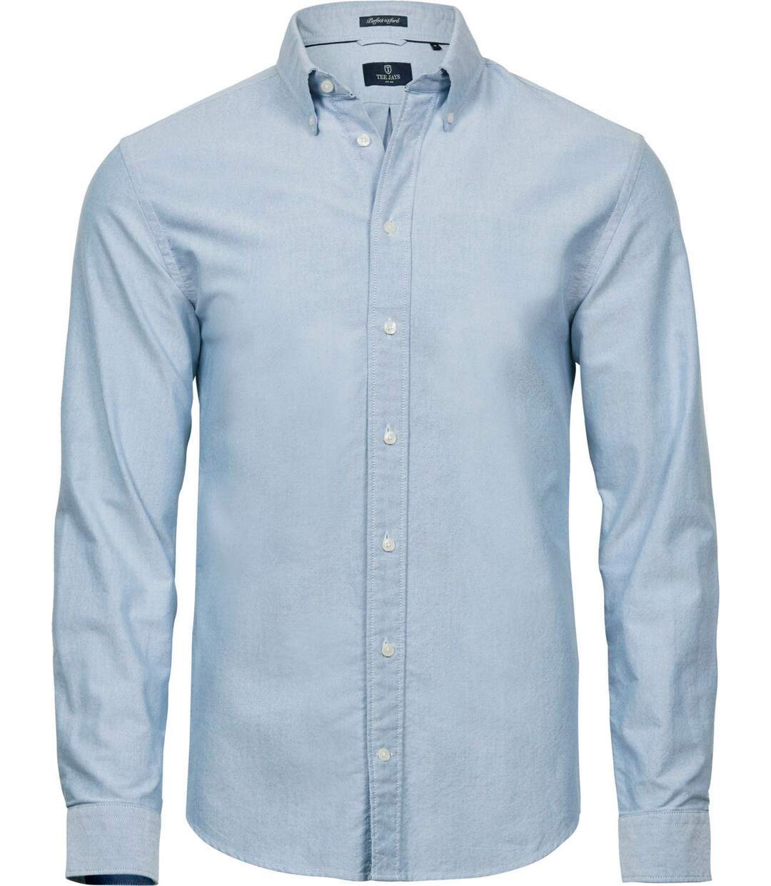 Chemise homme Oxford - 4000 - bleu clair - manches longues