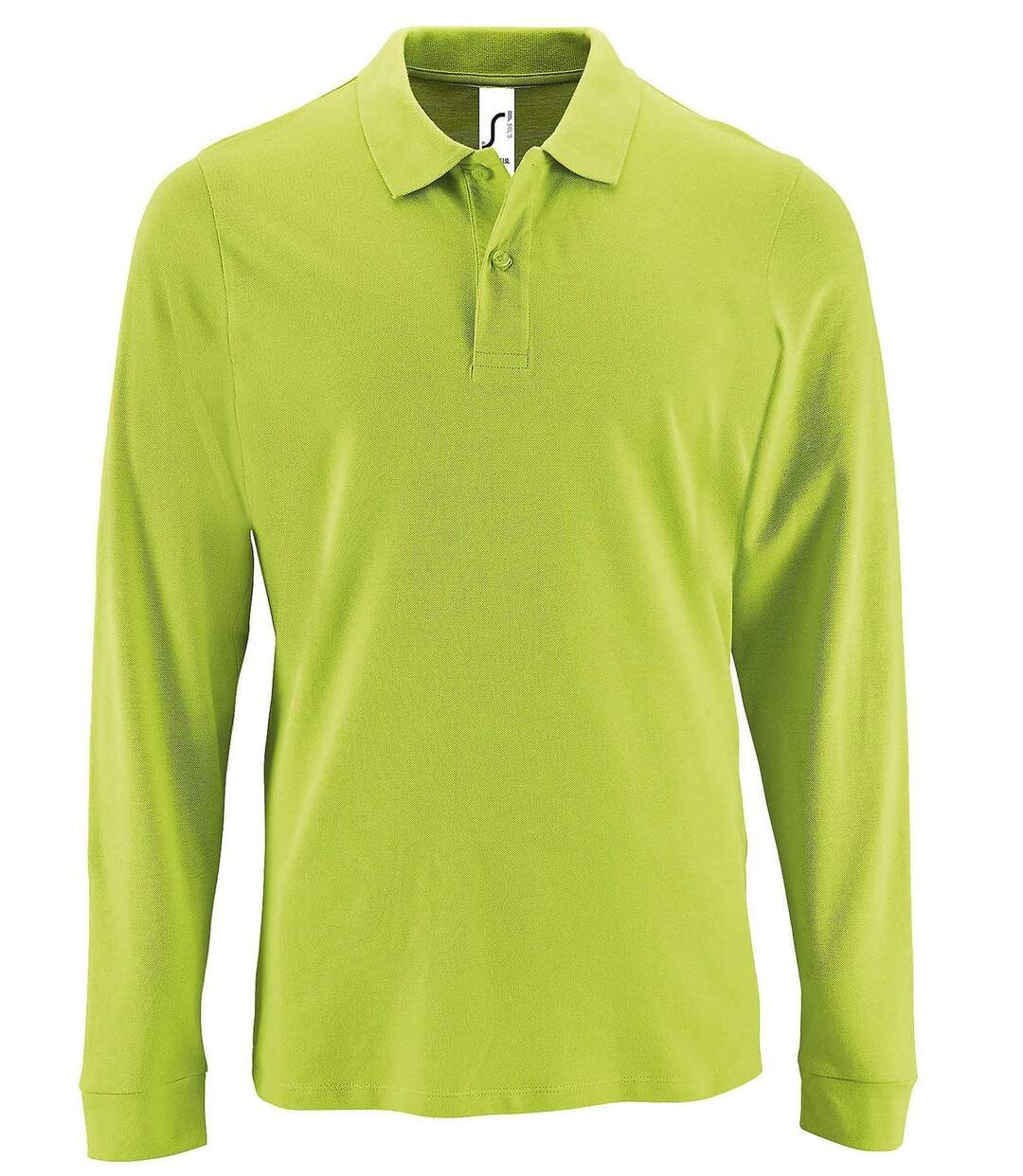 Polos manches longues - Homme - 02087 - vert pomme