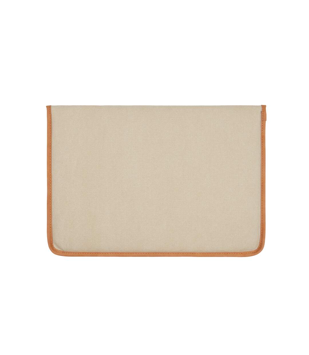 Bosler canvas recycled laptop sleeve one size beige Vinga-2