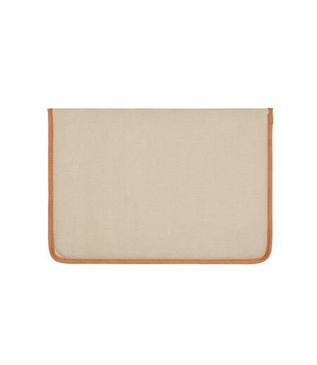 Bosler canvas recycled laptop sleeve one size beige Vinga
