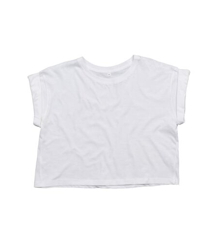 T-shirt court femme blanc Mantis