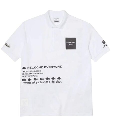 Polo Live Homme Blanc Lacoste