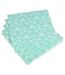 Lot de 20 Serviettes en Papier Géométrie 33x33cm Menthe-1