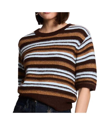 Pull rayé marron femme morgan mfifi