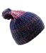 Bonnet Lady Halla Femme Bleu Marine Foncé Rose Hi-Tec-2