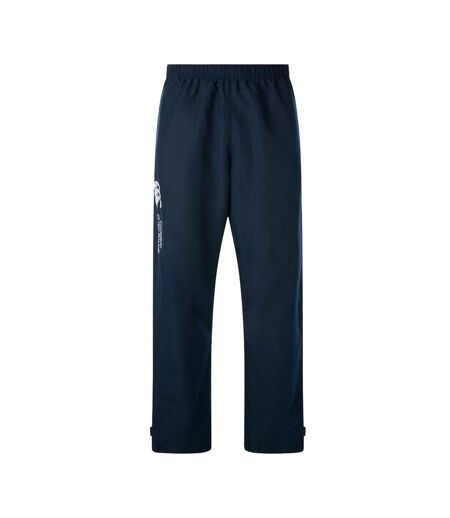 Mens Stadium Open Hem Tracksuit Bottoms Navy Canterbury