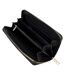 Ladies Faux Leather Wallet Large Textured Purse with Metal Detail Organiser-4