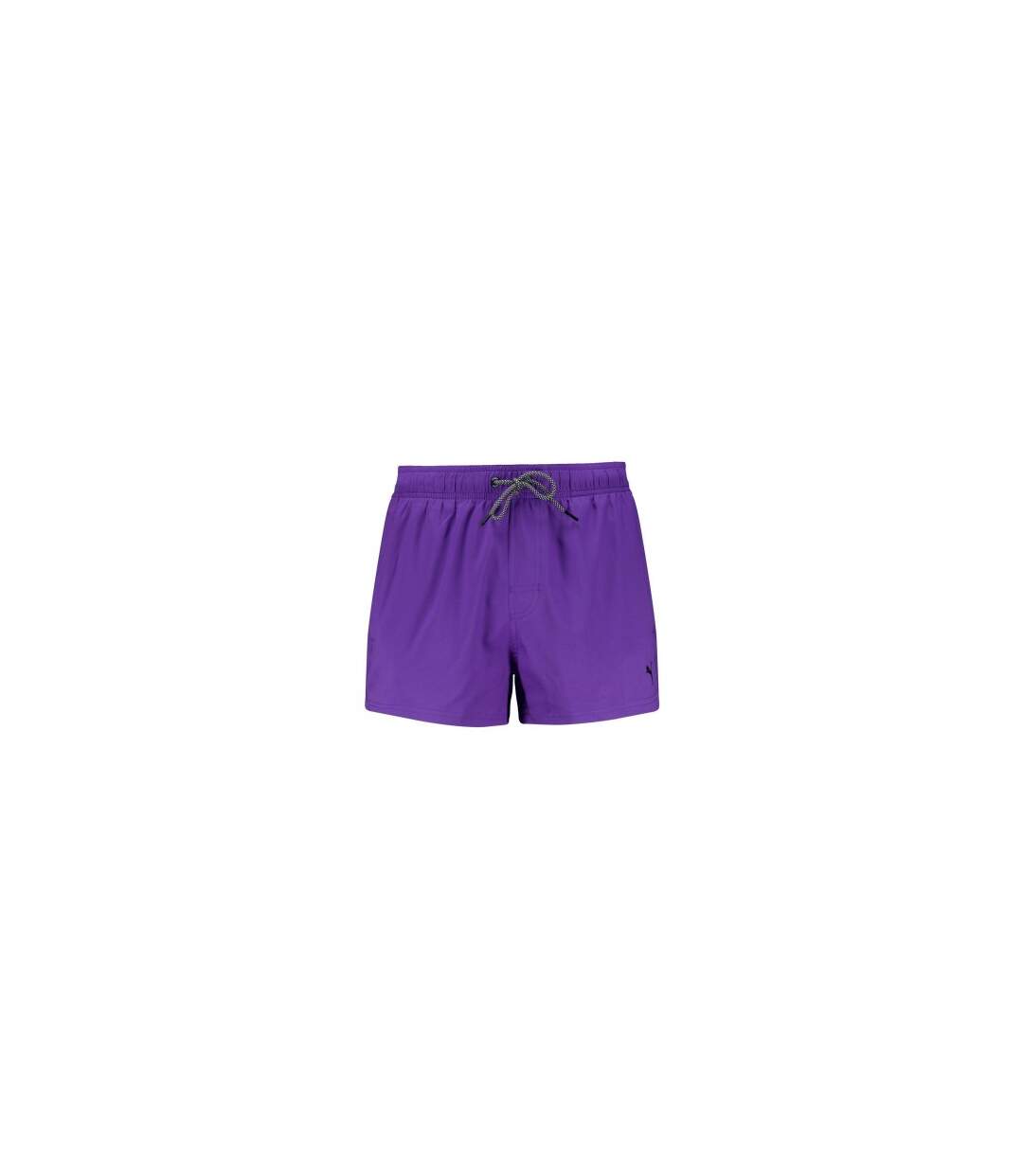 Mens Logo Swim Shorts Green Puma-1