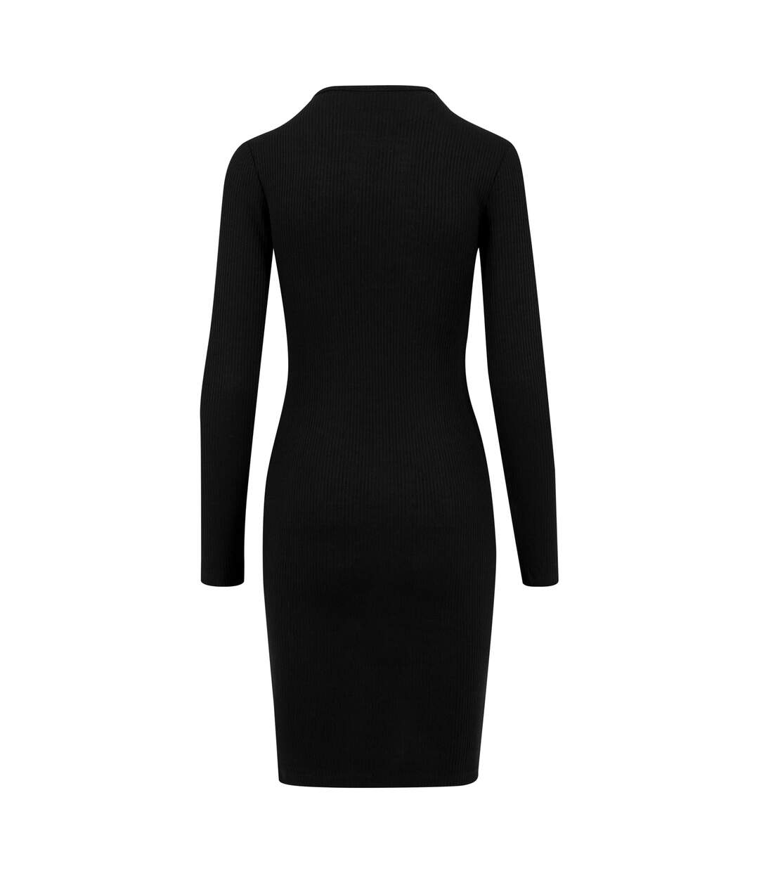 Robe Motif/style Côtelé Femme Noir Urban Classics-2