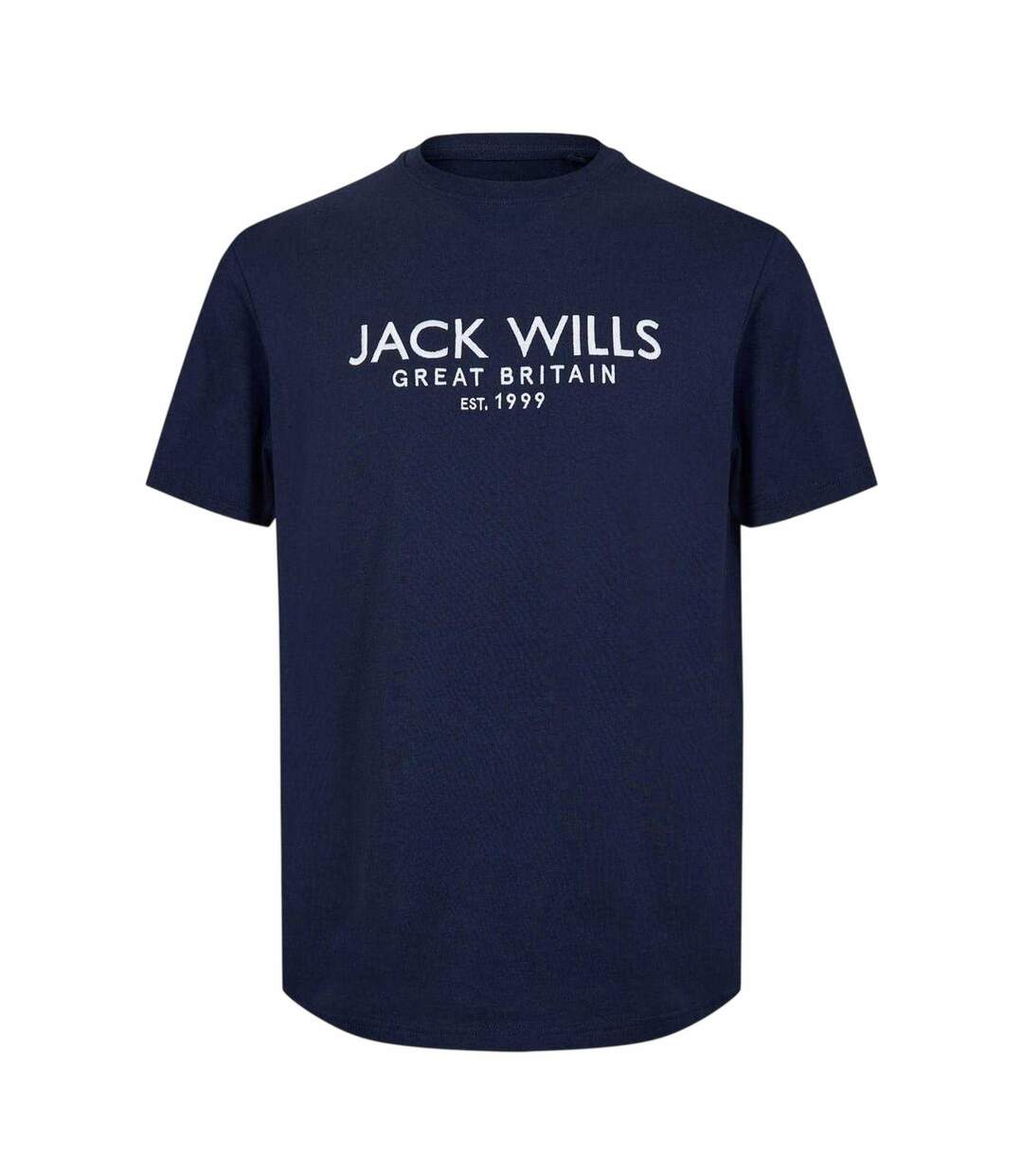 T-shirt Motif/style Logo Carnaby Homme Bleu Marine Jack Wills-1