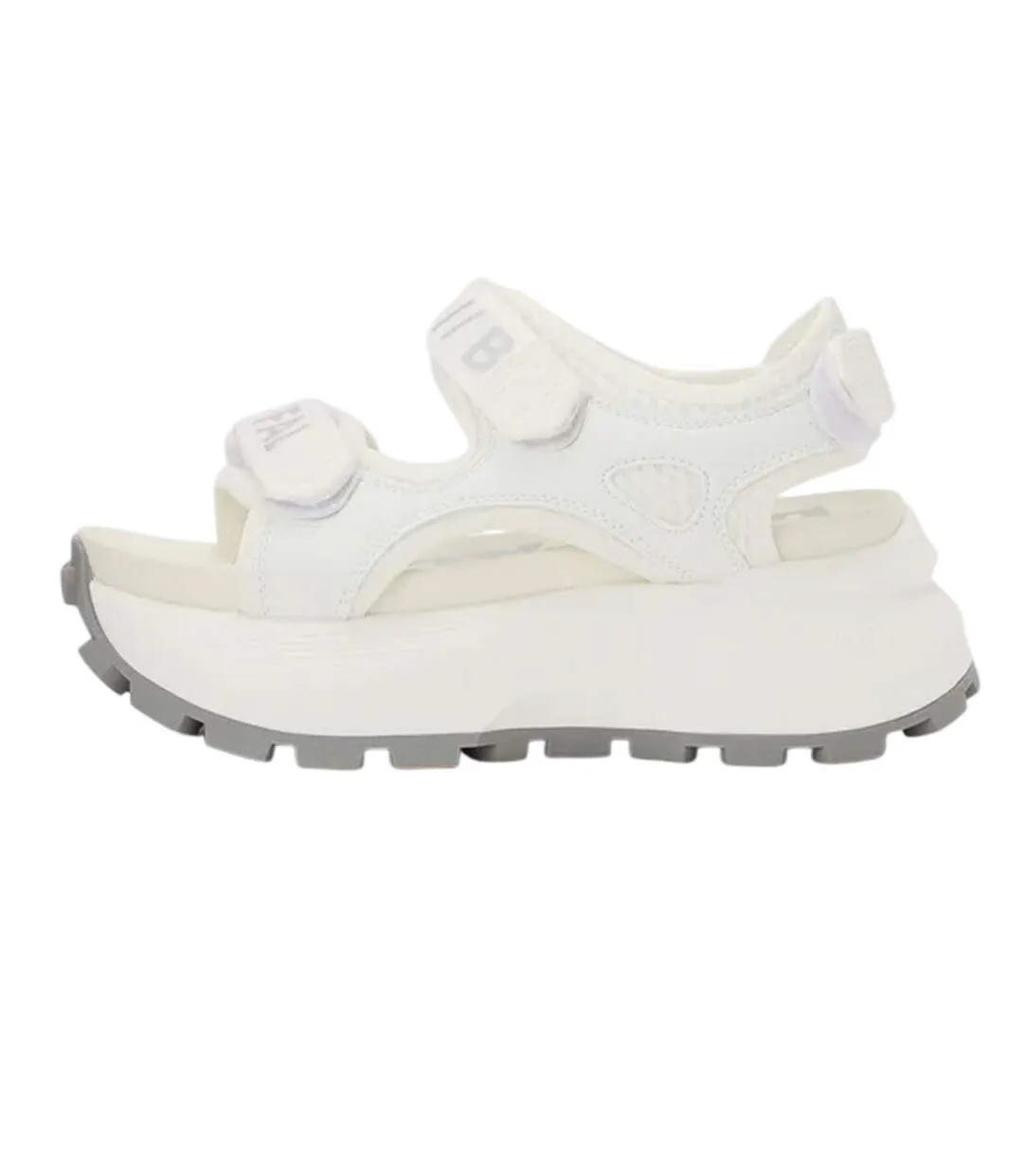 Sandales Motif/style Vegan Femme Blanc Buffalo-3