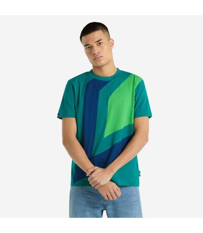 Umbro Mens Diamond Logo T-Shirt (Quetzal Green) - UTUO2101