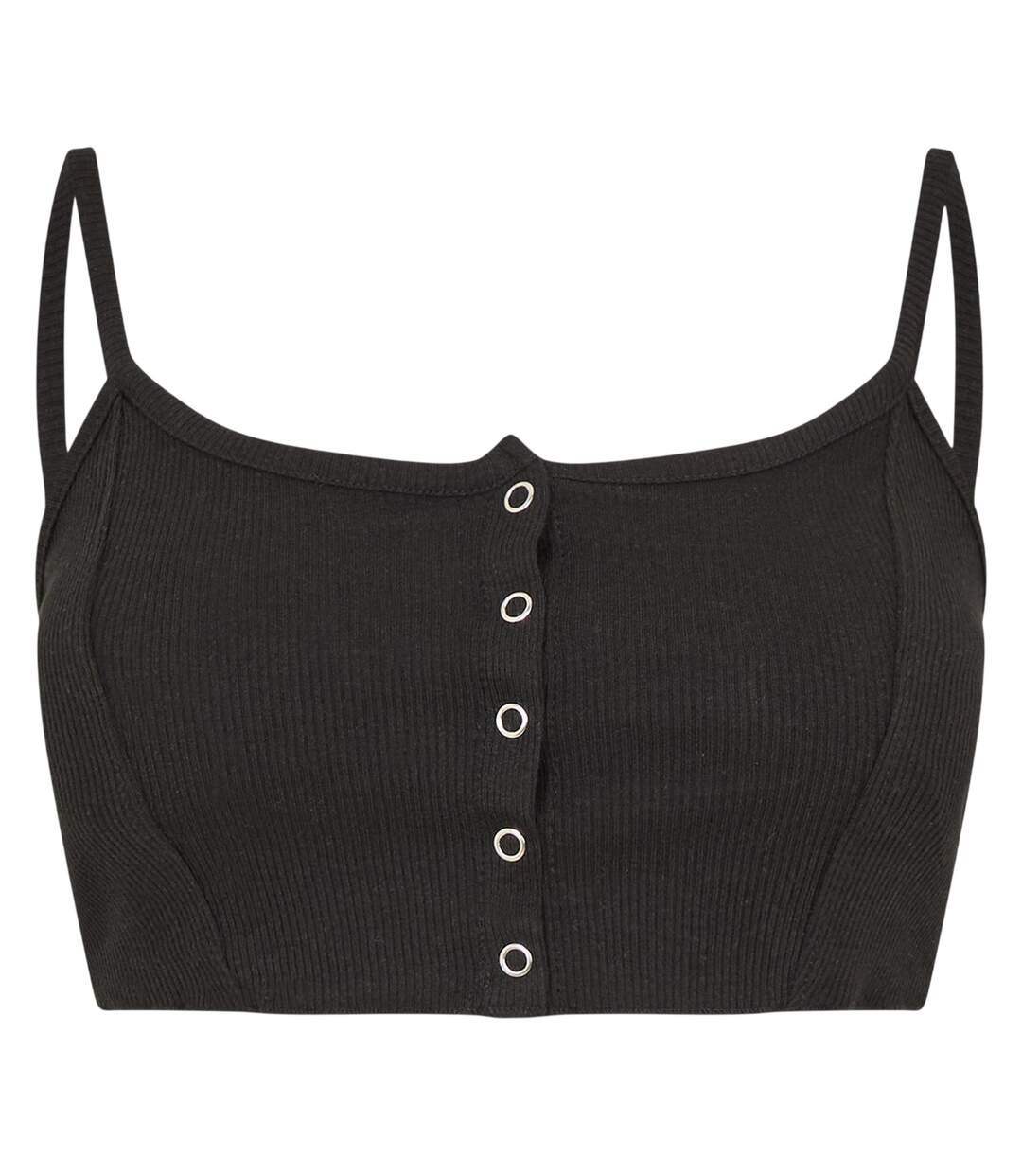 Haut Court Femme Noir Brave Soul-2