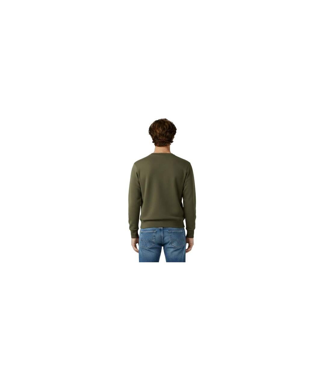 Mens Jacquard Crew Neck Sweatshirt Leaf Jack Wills-1