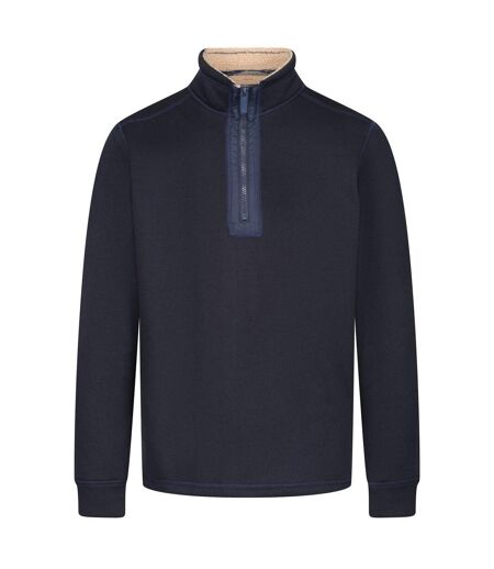 Mens Galador Half Zip Fleece Top Navy Regatta