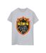 Disney Womens/Ladies The Lion King Crest Cotton Boyfriend T-Shirt (Gris sportif) - UTBI29450-1
